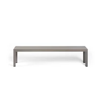RIO BENCH ALU - Kültéri pad (tortora)