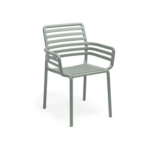 DOGA Armchair - Kültéri monobloc szék karfával (menta)