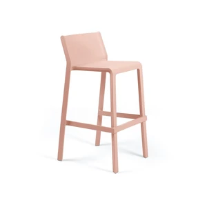 TRILL STOOL - Monobloc kültéri bárszék (rosa bouquet)