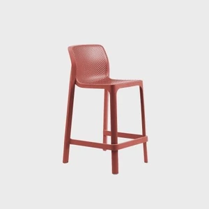 NET STOOL MINI - Monobloc kültéri bárszék mini (corallo)