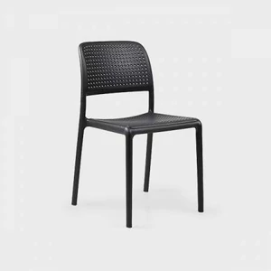 BORA BISTROT - Monobloc szék karfa nélkül (antracit szürke)