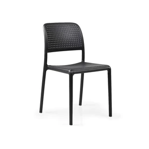 BORA BISTROT - Monobloc szék karfa nélkül (antracit szürke)
