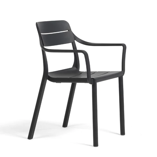 Cassia Armchair - karfás szék (antracit szürke)