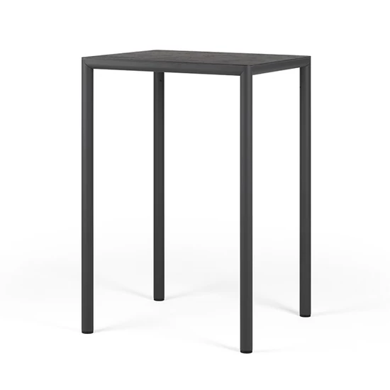 PIAVE High asztal – 70 × 70 × 107 cm (antracit szürke)