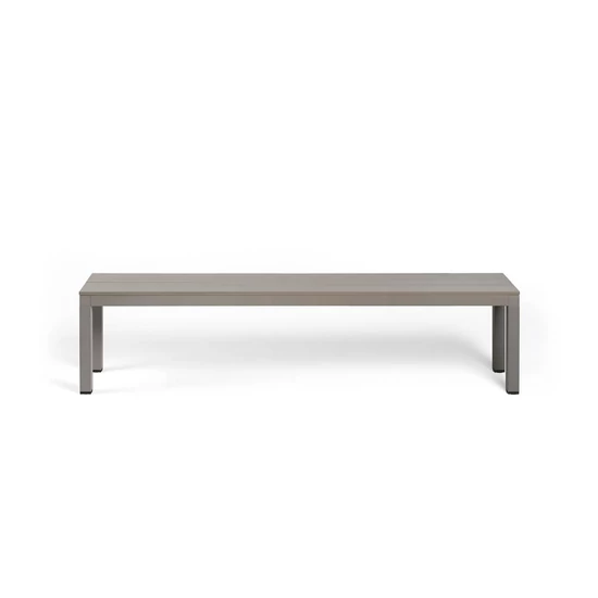 RIO BENCH ALU - Kültéri pad (tortora)