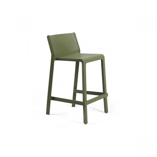 TRILL STOOL MINI - Monobloc kültéri bárszék mini (agave zöld)