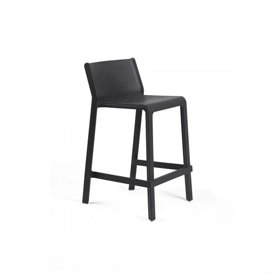 TRILL STOOL MINI - Monobloc kültéri bárszék mini (antracit szürke)
