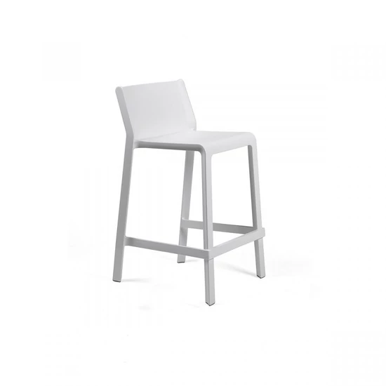 TRILL STOOL MINI - Monobloc kültéri bárszék mini (fehér)