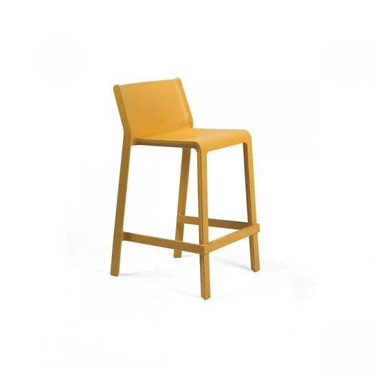 TRILL STOOL MINI - Monobloc kültéri bárszék mini (senape)