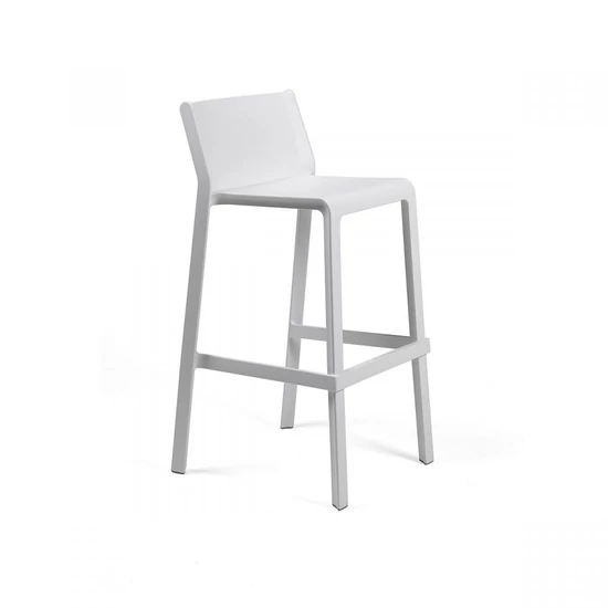TRILL STOOL - Monobloc kültéri bárszék (fehér)
