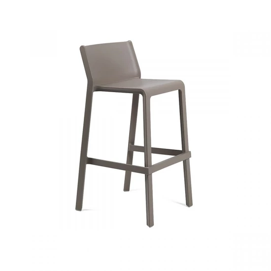 TRILL STOOL - Monobloc kültéri bárszék (tortora)