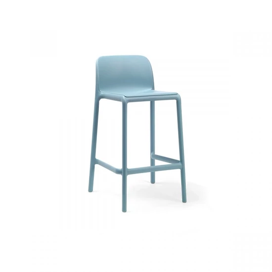 FARO MINI - Monobloc kültéri bárszék mini (celeste)