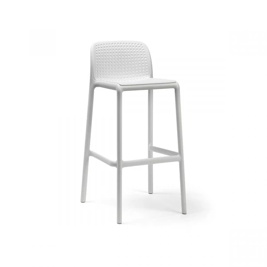 LIDO - Monobloc kültéri bárszék (fehér)