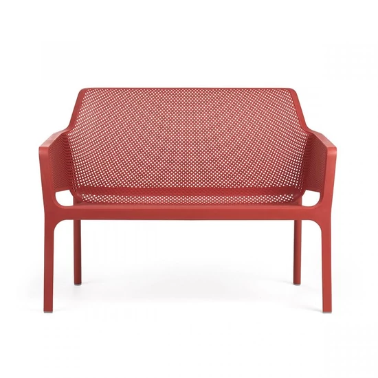 NET BENCH - Monobloc kültéri pad (corallo)
