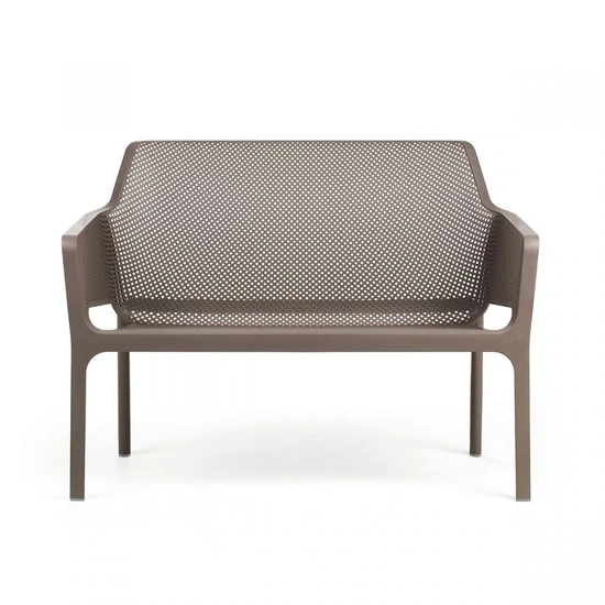 NET BENCH - Monobloc kültéri pad (tortora)