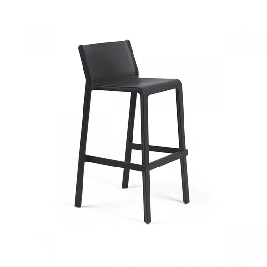 TRILL STOOL - Monobloc kültéri bárszék (antracit szürke)