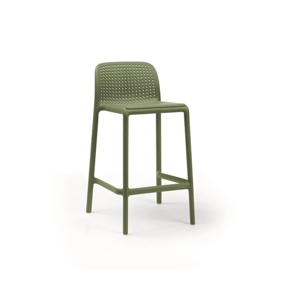 LIDO MINI - Monobloc kültéri bárszék mini (agave zöld)