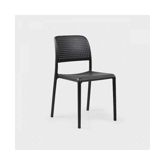 BORA BISTROT - Monobloc szék karfa nélkül (antracit szürke)