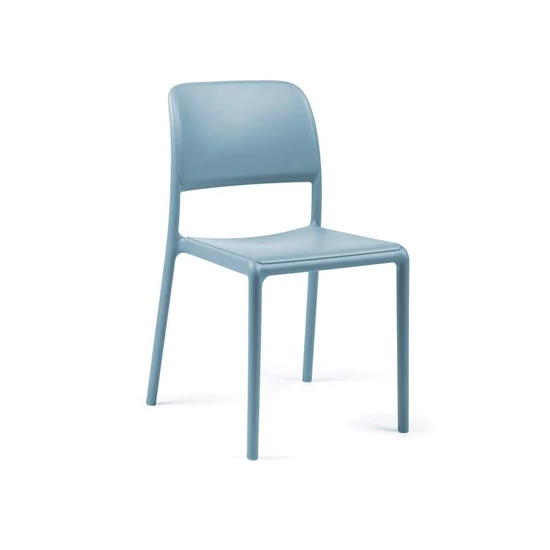 RIVA BISTROT - Monobloc szék karfa nélkül (celeste)