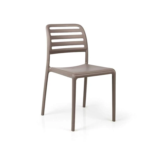 COSTA BISTROT - Monobloc szék karfa nélkül (tortora)