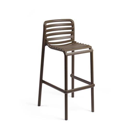 DOGA STOOL Monobloc kültéri bárszék (tabacco)