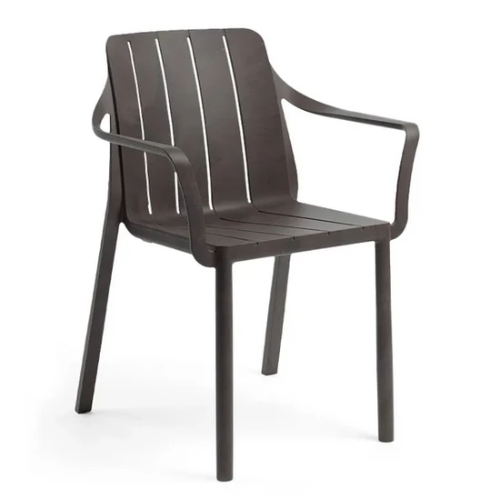 Tiberina Armchair - Monoblokk szék karfával (terra)