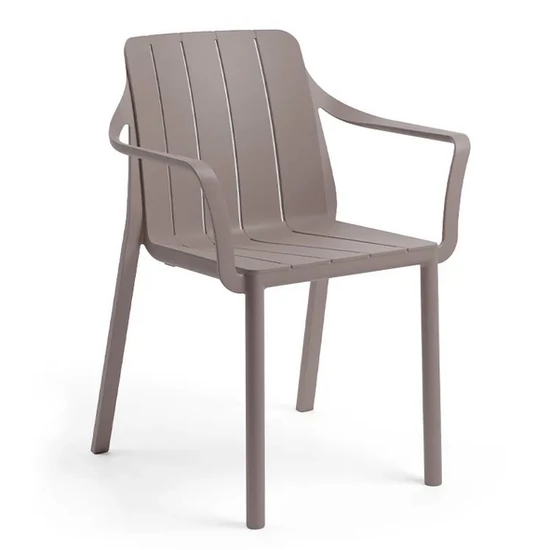 Tiberina Armchair - Monoblokk szék karfával (tortora)