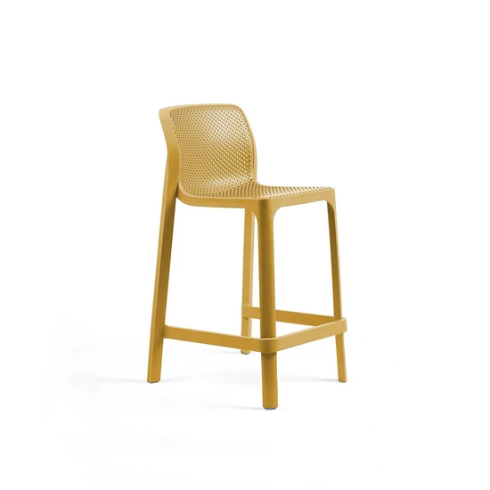NET STOOL MINI - Monobloc kültéri bárszék mini (senape)