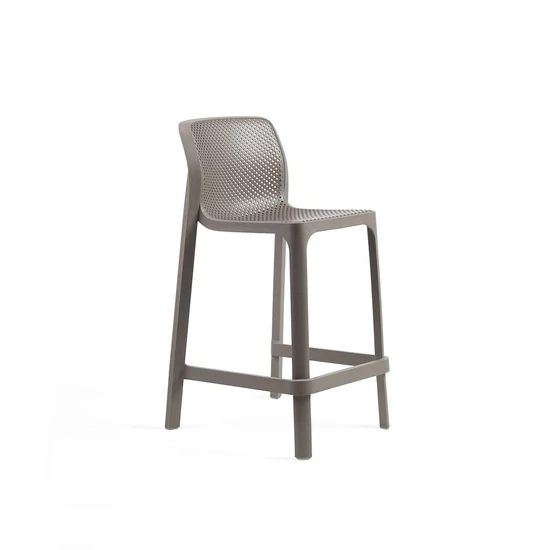 NET STOOL MINI - Monobloc kültéri bárszék mini (tortora)