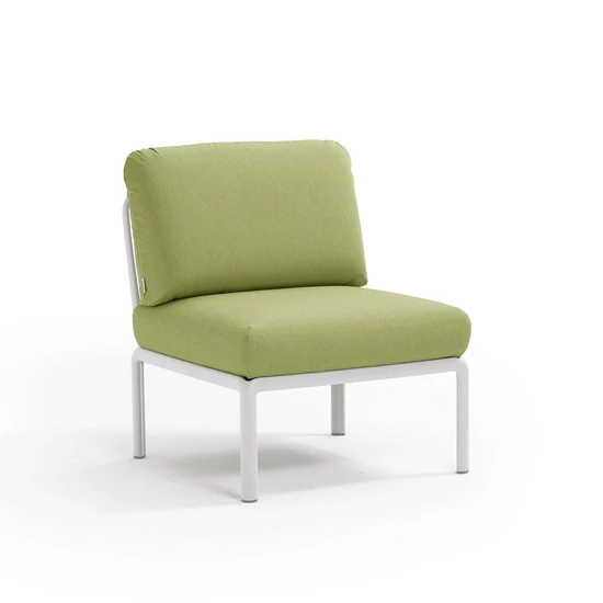 KOMODO ELEMENTO CENTRALE - Középső elem (fehér váz/avocado Sunbrella® *)