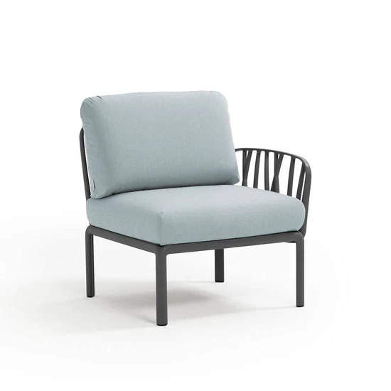KOMODO ELEMENTO TERMINALE DX/SX - Végelem jobbos, balos (antracit/ghiaccio Sunbrella® *)