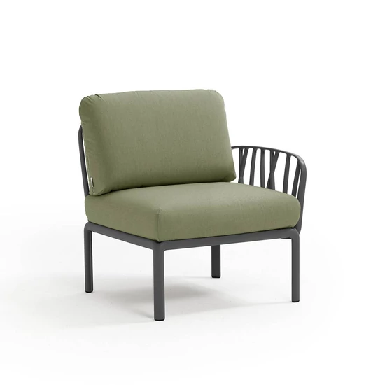 KOMODO ELEMENTO TERMINALE DX/SX - Végelem jobbos, balos (antracit/giungla Sunbrella® *)