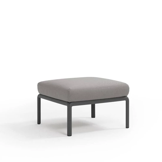 KOMODO POUF - Moduláris puff (antracit váz/grigio komodo)