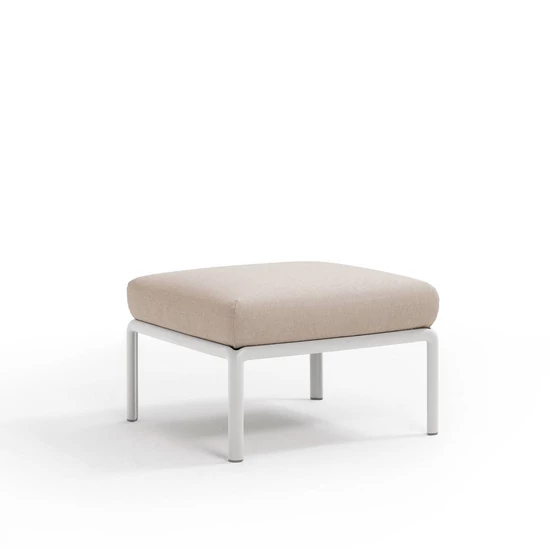KOMODO POUF - Moduláris puff (fehér váz/canvas Sunbrella® *)