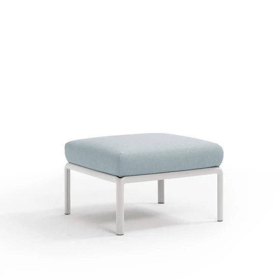 KOMODO POUF - Moduláris puff (fehér váz/ghiaccio Sunbrella® *)