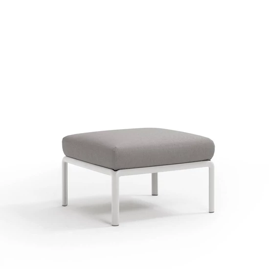 KOMODO POUF - Moduláris puff (fehér váz/grigio komodo)