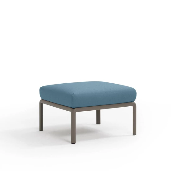 KOMODO POUF - Moduláris puff (tortora váz/adriatic Sunbrella® *)