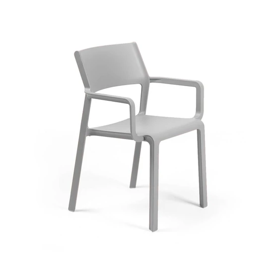 TRILL ARMCHAIR - Kültéri monobloc szék karfával (grigio)