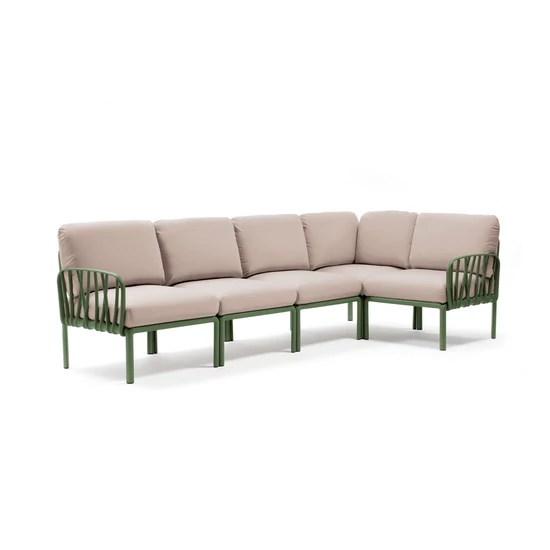 KOMODO 5 - Moduláris kanapé (agave váz/canvas Sunbrella® *)