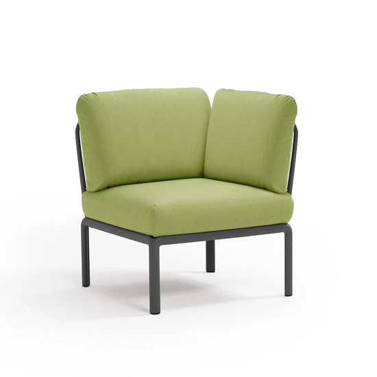 KOMODO ELEMENTO ANGOLO - Sarokelem (antracit váz/avocado Sunbrella® *)