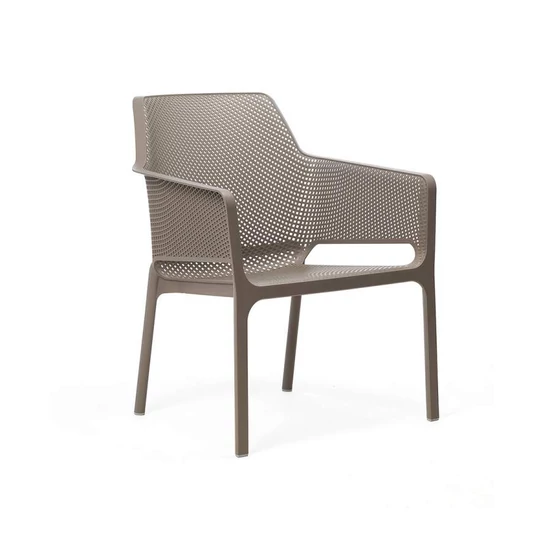 NET RELAX - Monobloc kültéri fotel (tortora)