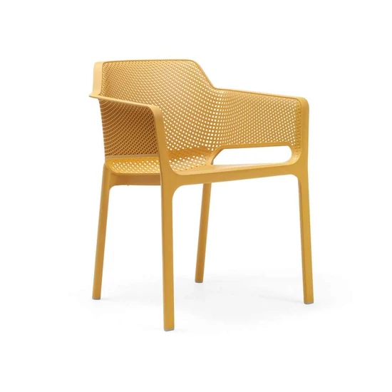 NET - Monobloc kültéri karosszék (senape)