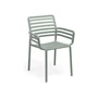 Kép 1/3 - DOGA Armchair - Kültéri monobloc szék karfával (menta)