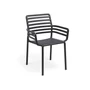 Kép 1/3 - DOGA Armchair - Kültéri monobloc szék karfával (antracite)