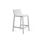 Kép 1/3 - TRILL STOOL MINI - Monobloc kültéri bárszék mini (fehér)