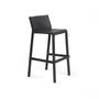 Kép 1/4 - TRILL STOOL - Monobloc kültéri bárszék (antracit szürke)