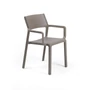 Kép 1/6 - TRILL ARMCHAIR - Kültéri monobloc szék karfával (tortora)