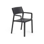 Kép 1/6 - TRILL ARMCHAIR - Kültéri monobloc szék karfával (antracit szürke)