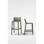 Kép 2/3 - TRILL STOOL MINI - Monobloc kültéri bárszék mini (grigio)