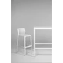 Kép 3/5 - NET STOOL - Monobloc kültéri bárszék (antracit szürke)
